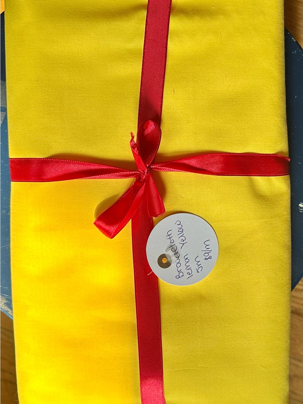 Lemon Yellow Broadcloth fabric- 5 meters